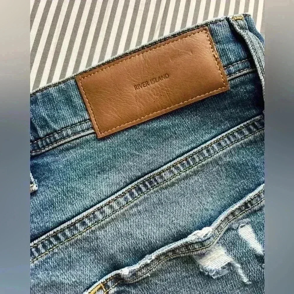 River island denim shorts like new